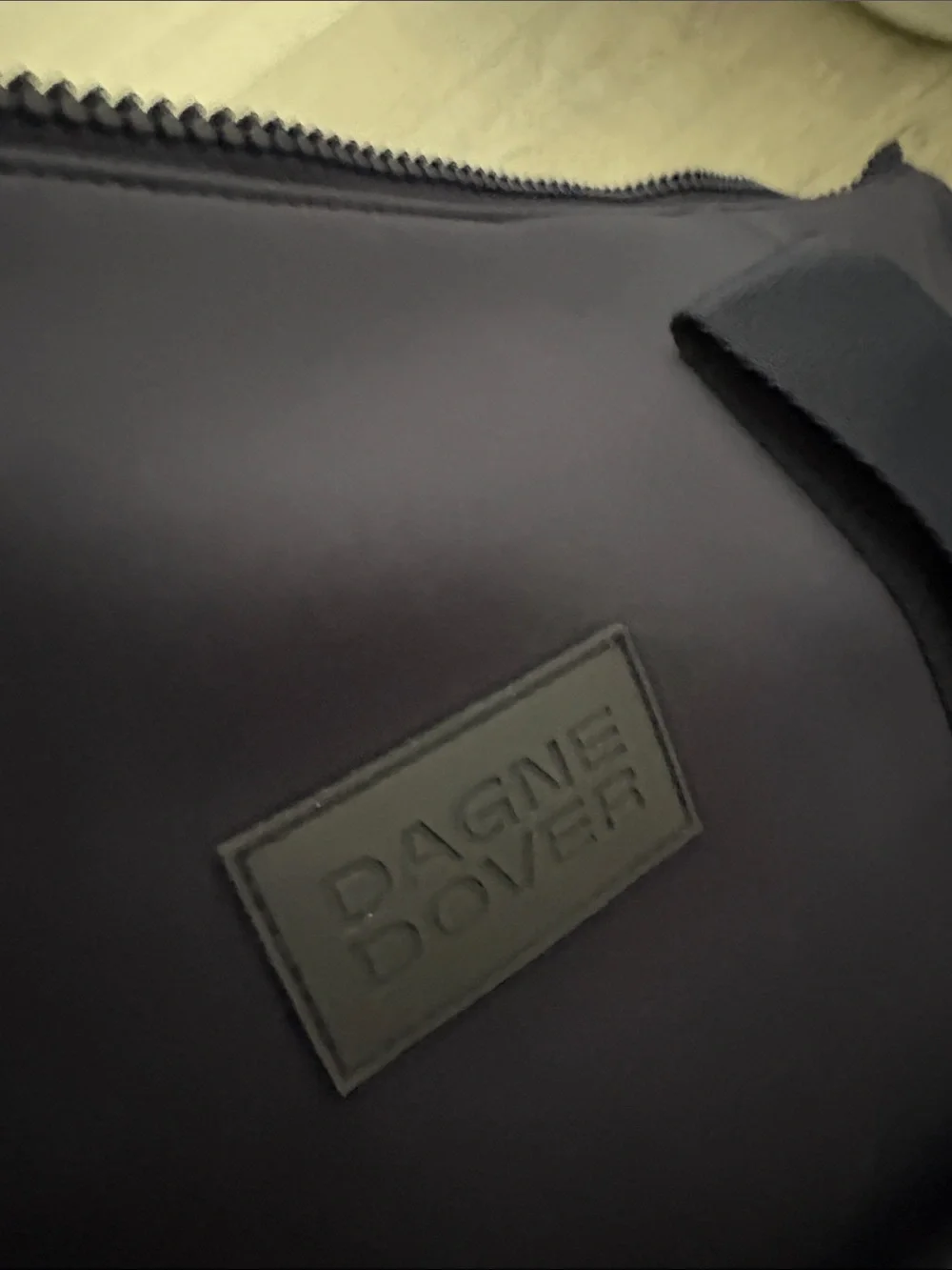 Dagne Dover Navy Travel Duffel Bag - Slim Carry Tote